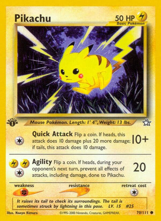 Pokemon Pikachu # 70 Neo Genesis