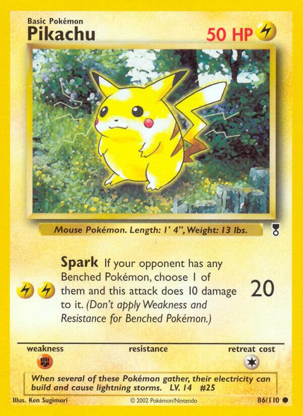 Pokemon Pikachu 86/110 Legendary Collection