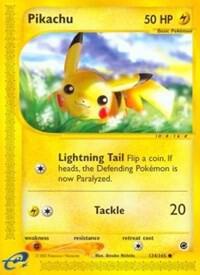 Pokemon Pikachu 124/165 Expedition Base Set