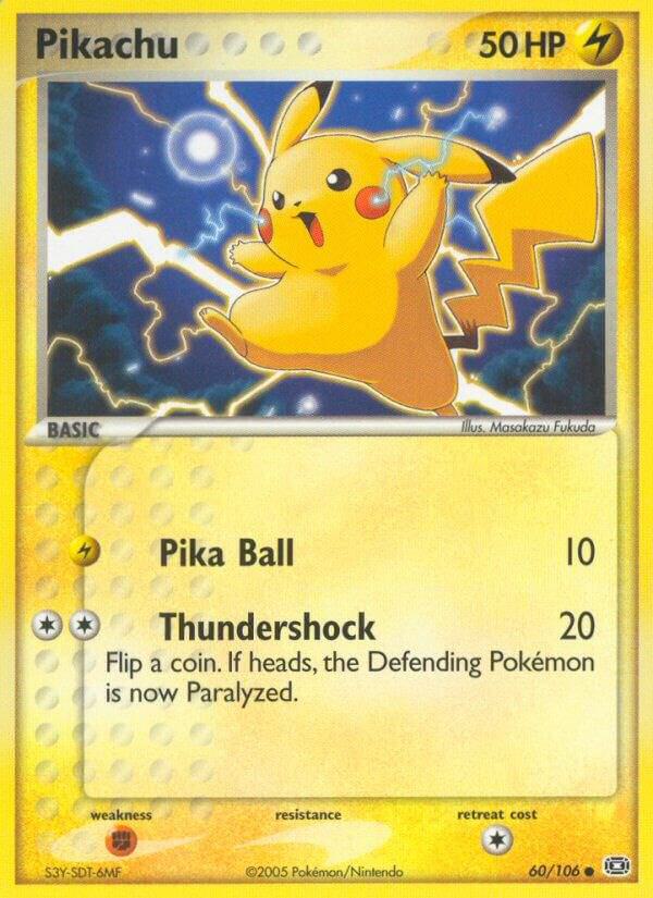Pokemon Pikachu 60/106 Emerald