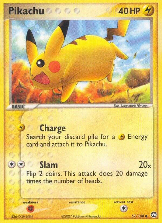 Pokemon Pikachu 57/108 Power Keepers