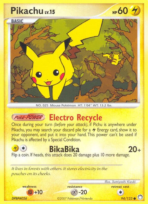 Pokemon Pikachu 94/123 Mysterious Treasures