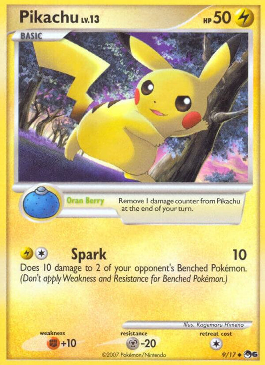 Pokemon Pikachu 9/17 POP Series 6