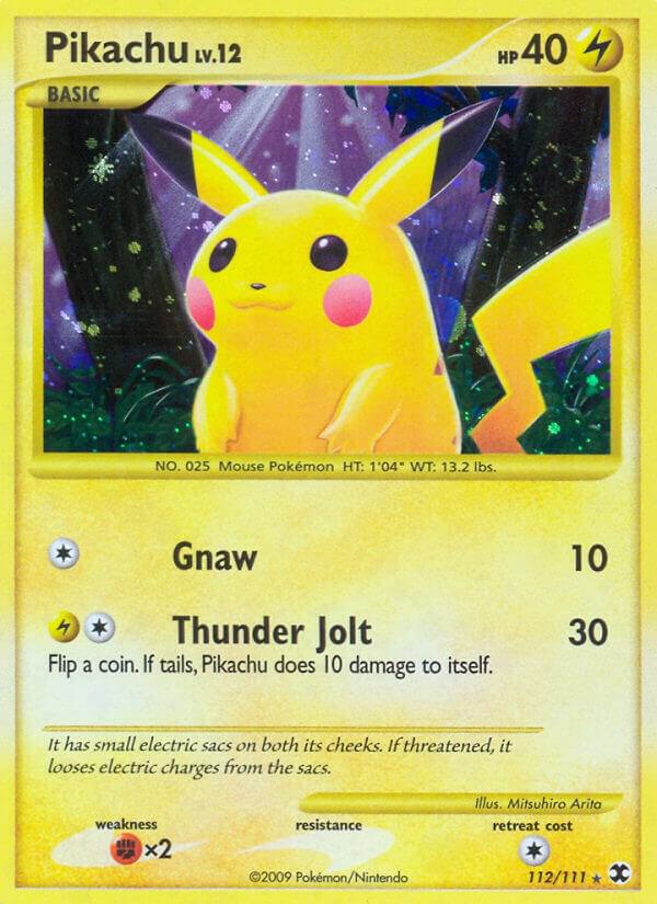 Pokemon Pikachu 112/111 Rising Rivals
