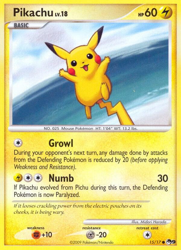 Pokemon Pikachu 15/17 POP Series 9