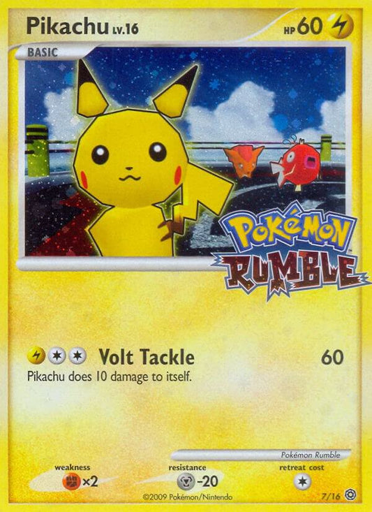 Pokemon Pikachu 7/16 Pokémon Rumble