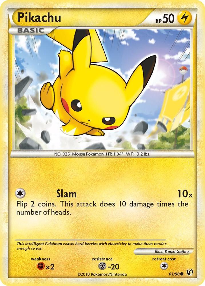 Pokemon Pikachu 61/90 Undaunted