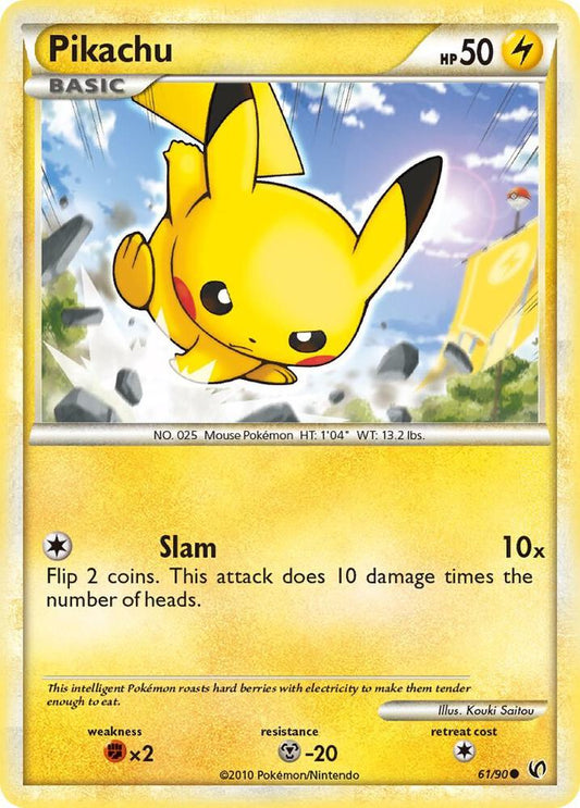 Pokemon Pikachu 61/90 Undaunted