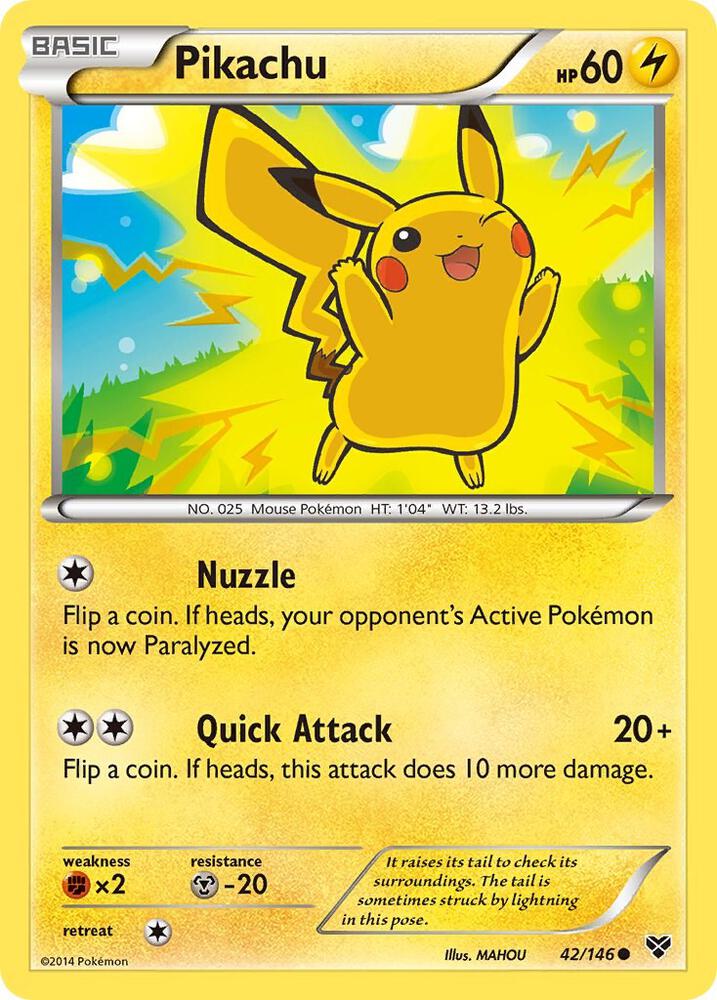 Pokemon Pikachu 42/146 XY