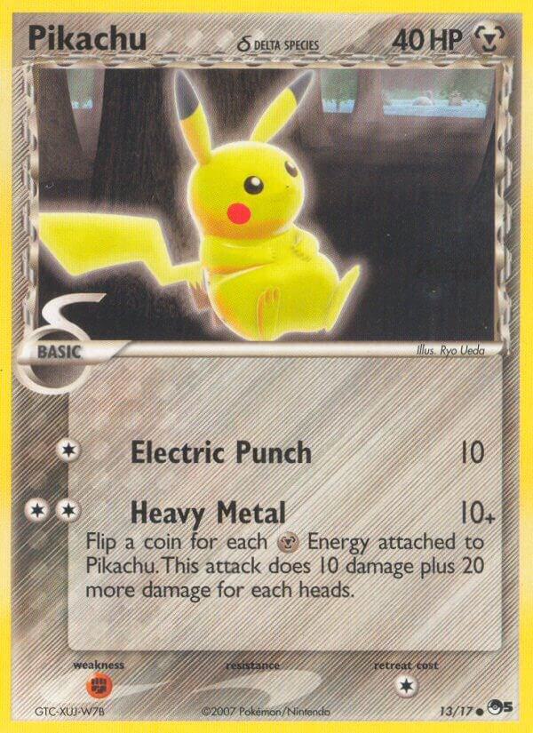 Pokemon Pikachu δ 13/17 POP Series 5