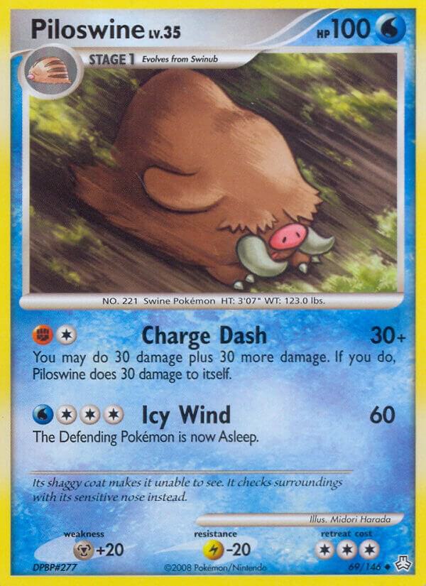 Pokemon Piloswine 69/146 Legends Awakened