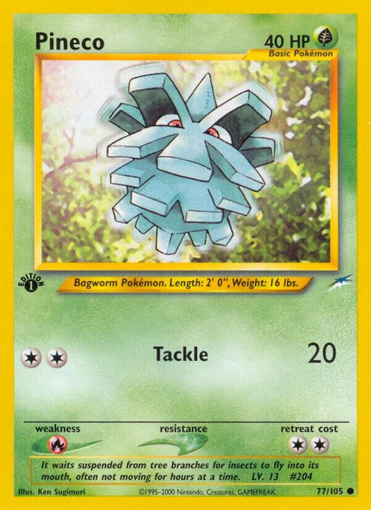Pokemon Pineco 77/105 Neo Destiny