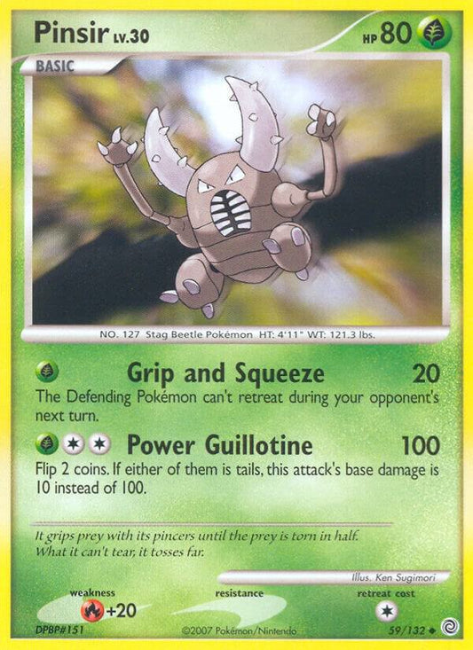 Pokemon Pinsir 59/132 Secret Wonders