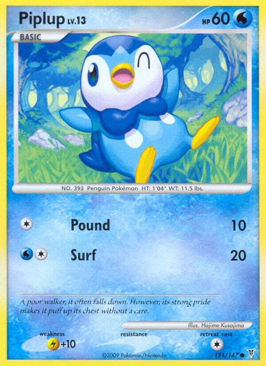 Pokemon Piplup 121/147 Supreme Victors