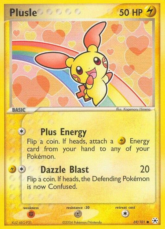 Pokemon Plusle 69/101 Hidden Legends