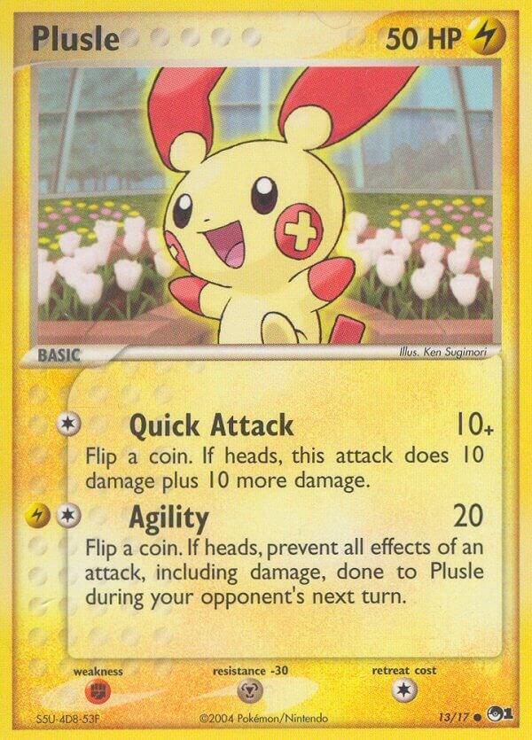 Pokémon Plusle 13/17 POP Series 1