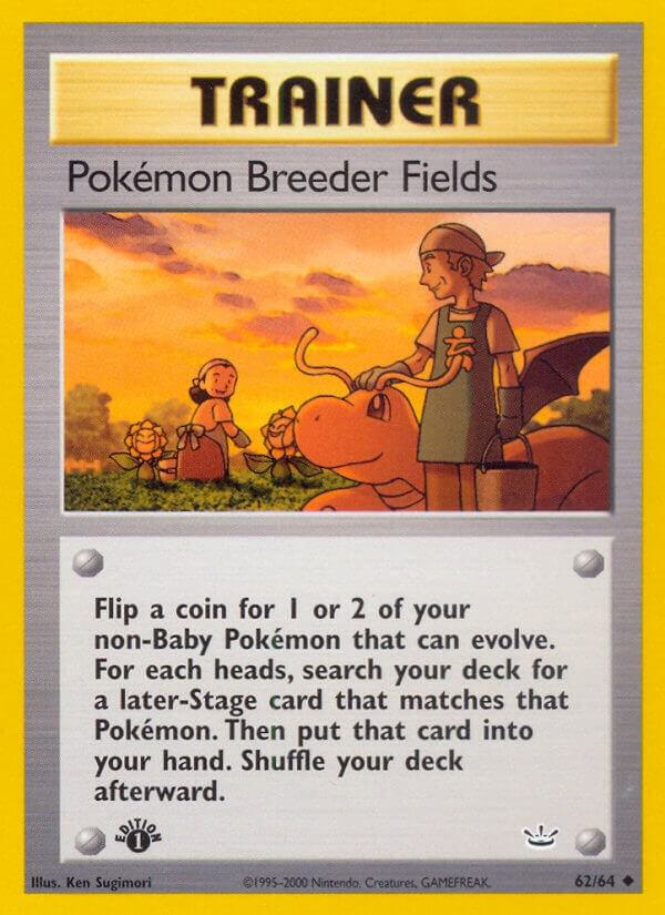 Pokemon Pokemon Breeder Fields 62/64 Neo Revelation