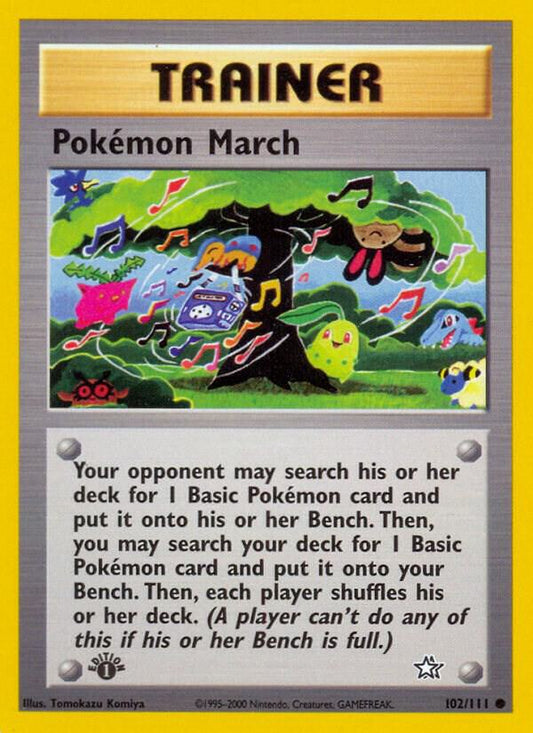 Pokemon Pokémon March # 102 Neo Genesis