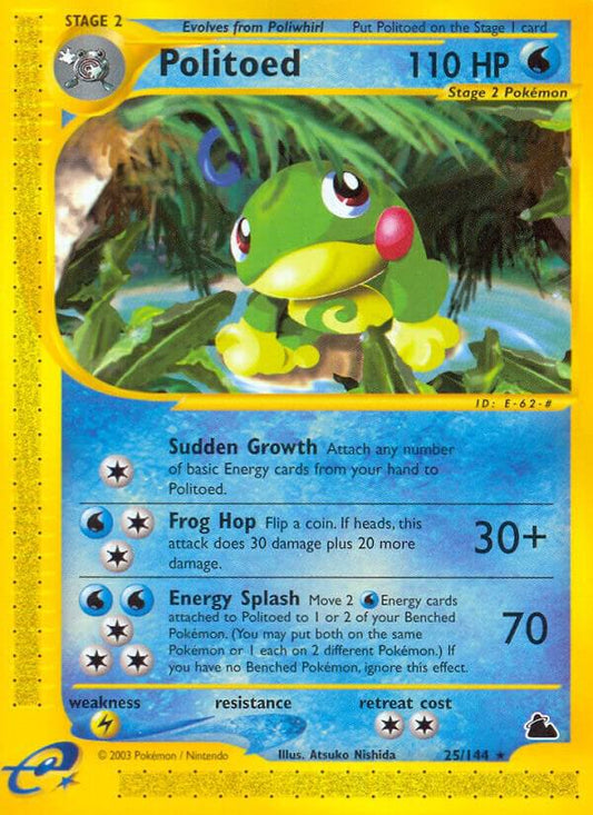 Pokemon Politoed 25/144 Skyridge