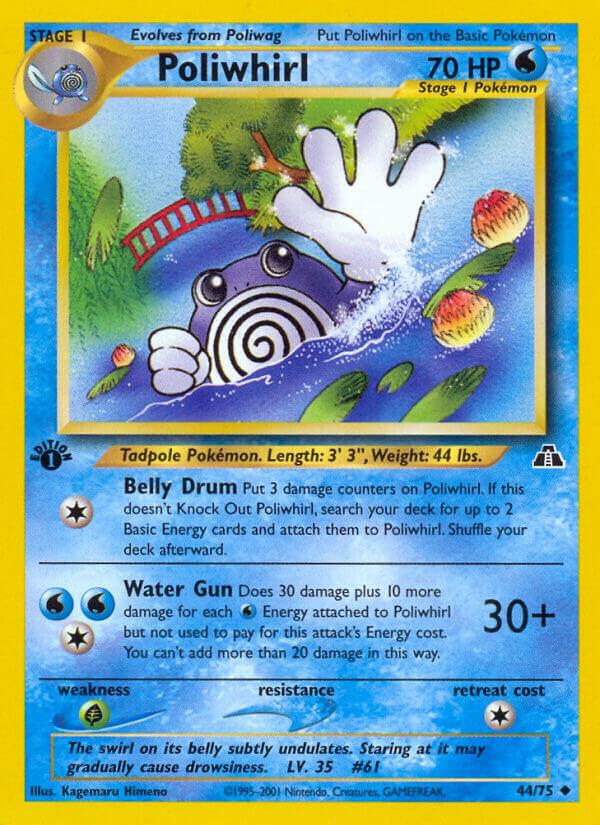 Pokemon Poliwhirl 44/75 Neo Discovery