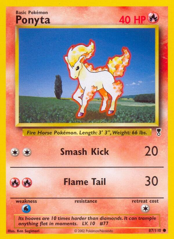 Pokemon Ponyta 87/110 Legendary Collection