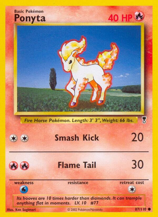 Pokemon Ponyta 87/110 Legendary Collection