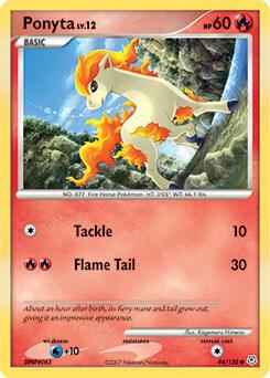 Pokemon Ponyta 94/130 Diamond & Pearl