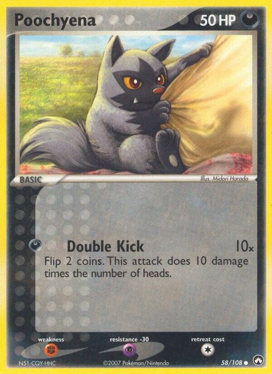Pokemon Poochyena 58/108 Power Keepers