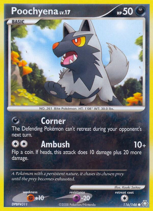 Pokemon Poochyena 116/146 Legends Awakened