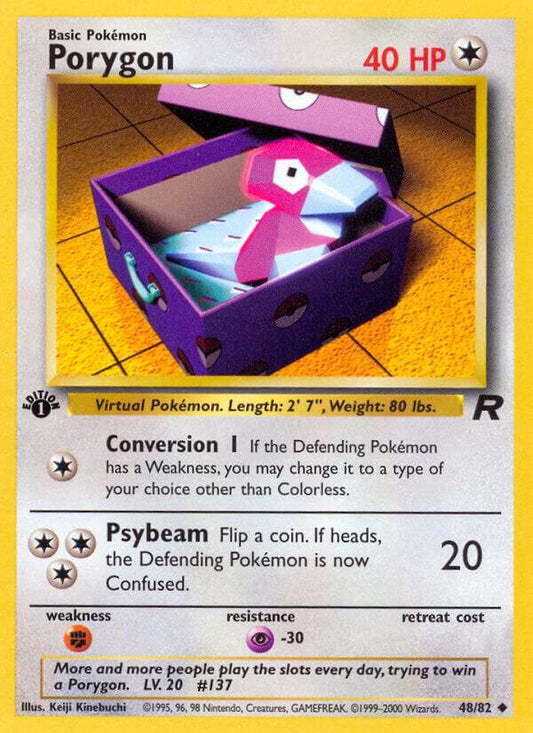 Pokemon Porygon #48 Team Rocket
