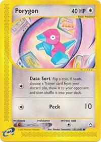 Pokemon Porygon_b 103b/147 Aquapolis