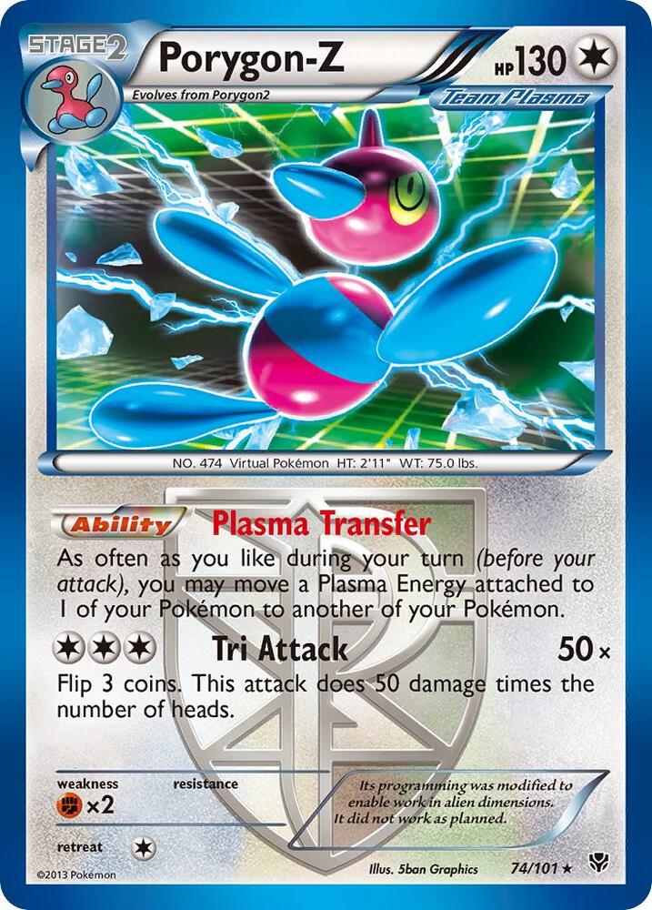 Pokemon Porygon-Z 74/101 Plasma Blast