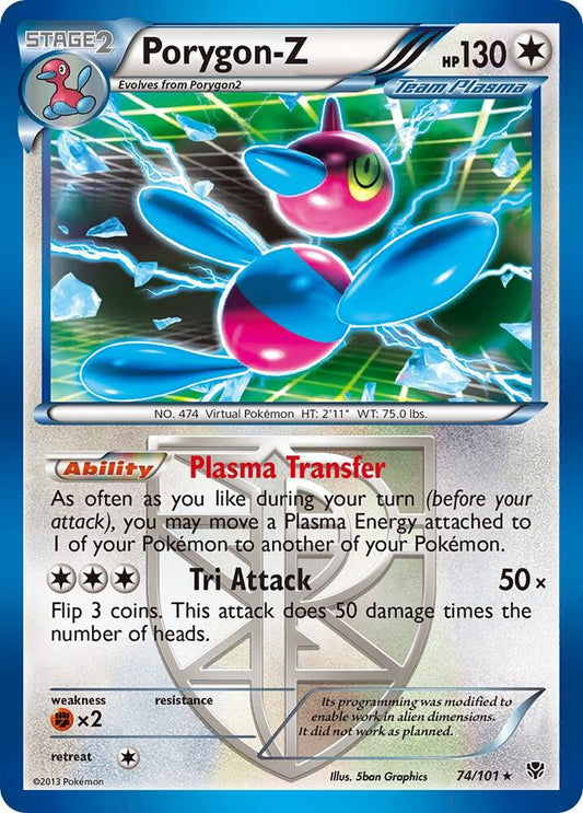 Pokemon Porygon-Z 74/101 Plasma Blast