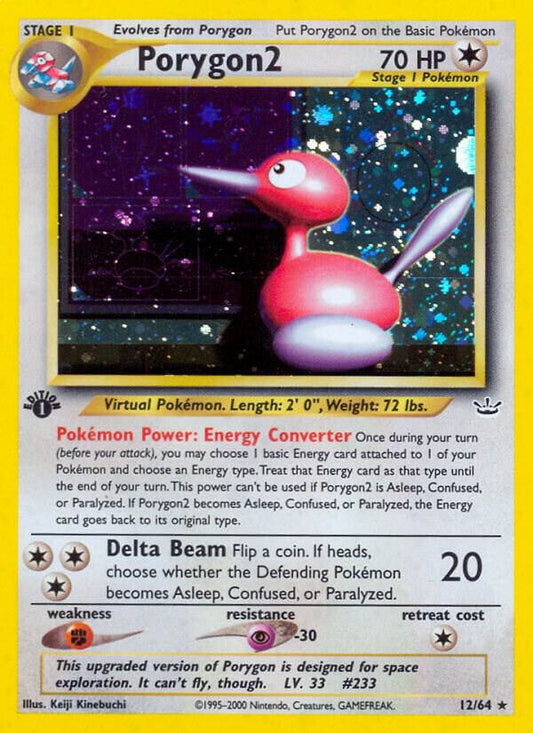 Pokemon Porygon2 12/64 Neo Revelation