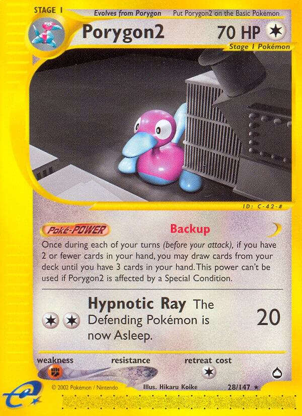 Pokemon Porygon2 28/147 Aquapolis