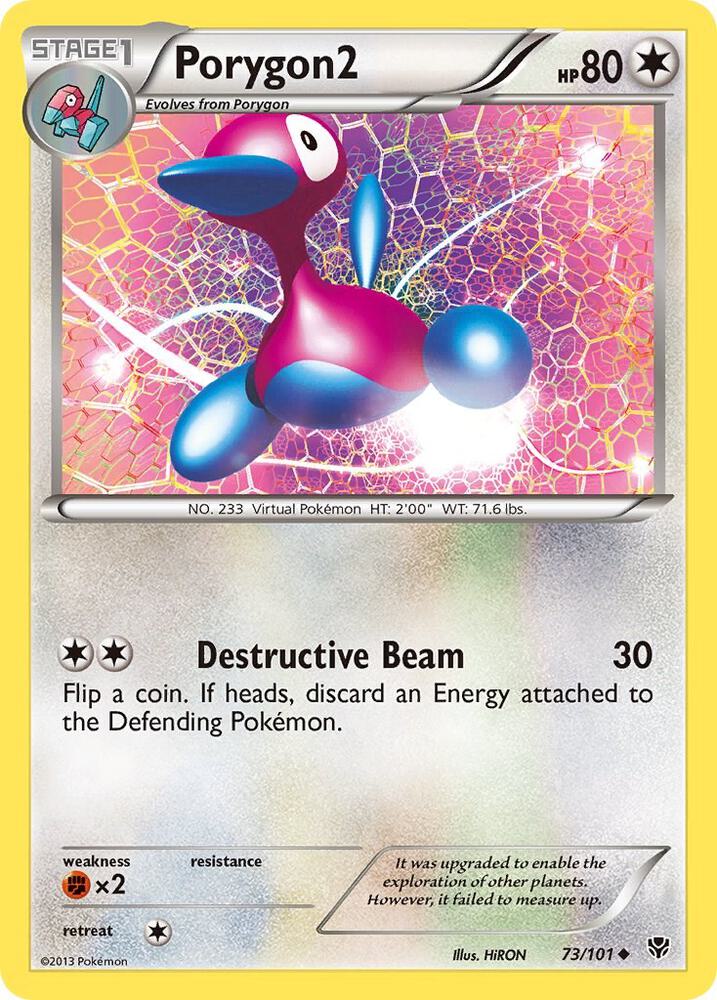 Pokemon Porygon2 73/101 Plasma Blast