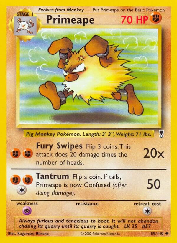 Pokemon Primeape 59/110 Legendary Collection