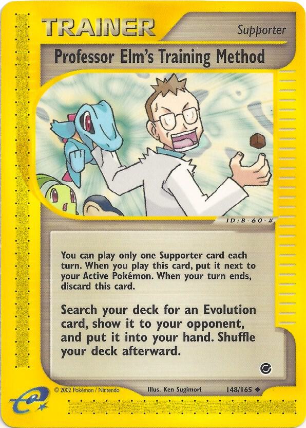 Pokemon Professor Elm's Training Method 148/165 Expedition Base Set