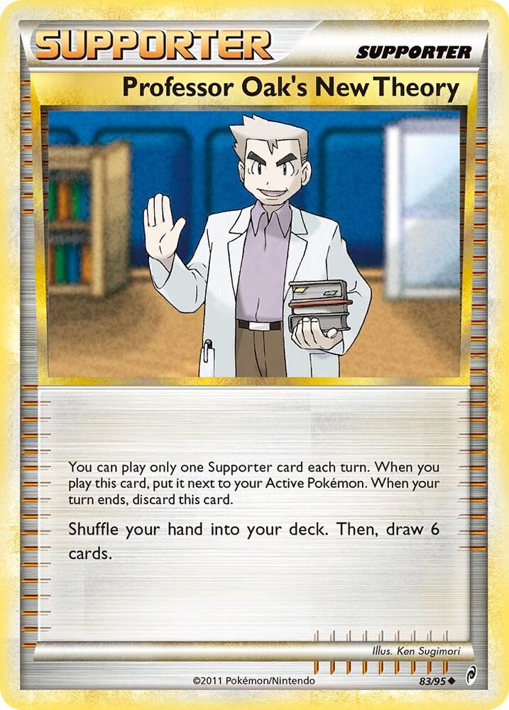 Pokemon Professor Oak's New Theory 83/95 Call of Legends