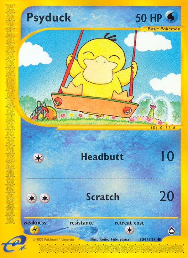 Pokemon Psyduck 104/147 Aquapolis