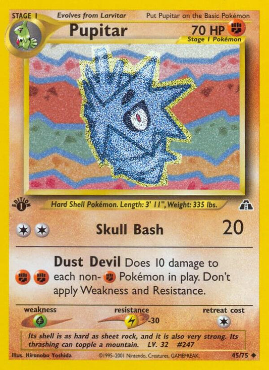 Pokemon Pupitar 45/75 Neo Discovery