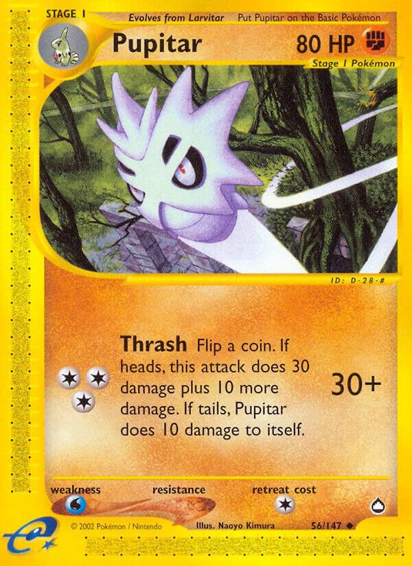 Pokemon Pupitar 56/147 Aquapolis