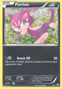 Pokemon Purrloin 9/12 Mcdonald's Collection 2012
