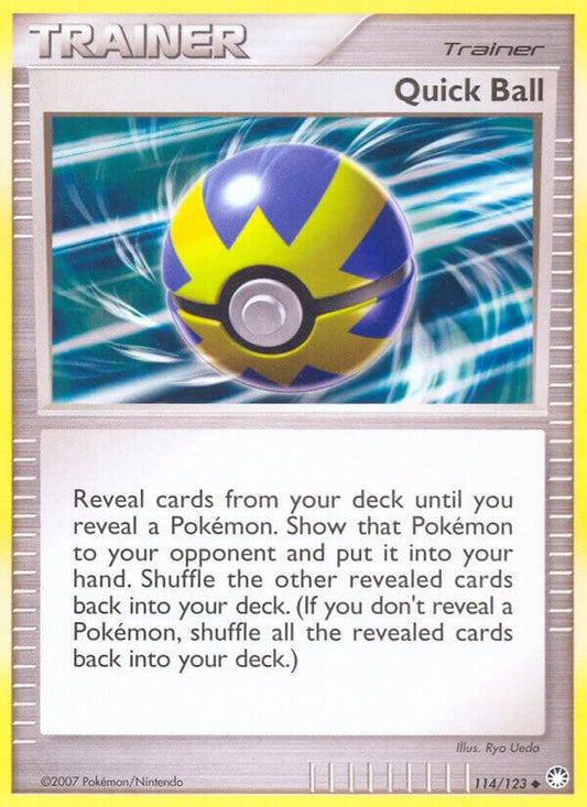 Pokemon Quick Ball 114/123 Mysterious Treasures