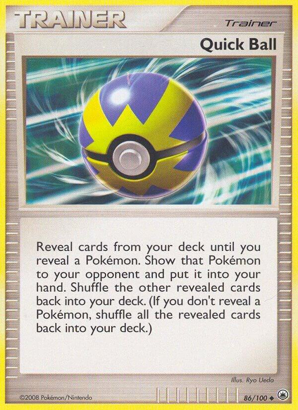 Pokemon Quick Ball 86/100 Majestic Dawn