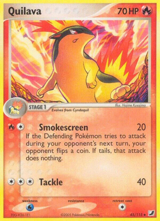 Pokemon Quilava 45/115 Unseen Forces