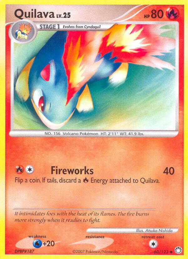 Pokemon Quilava 60/123 Mysterious Treasures