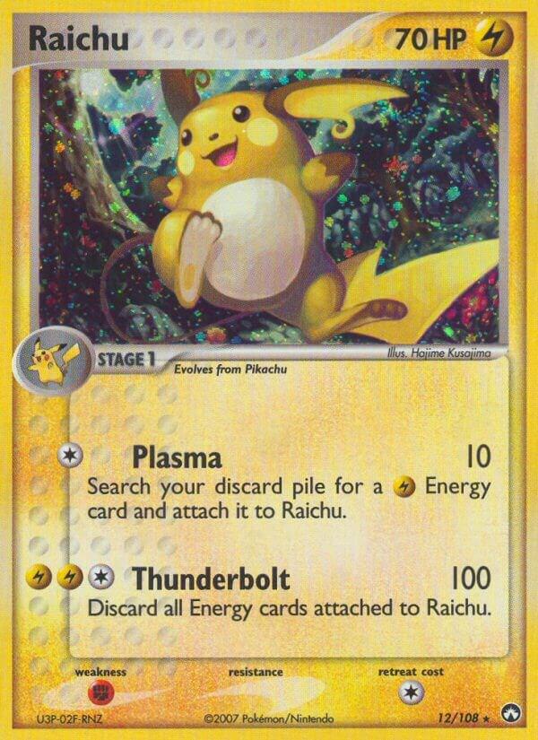 Pokemon Raichu 12/108 Power Keepers