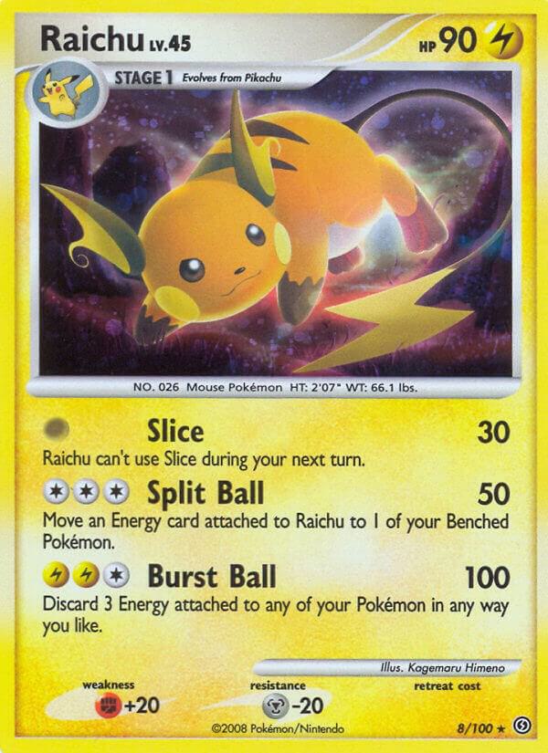 Pokemon Raichu 8/100 Stormfront