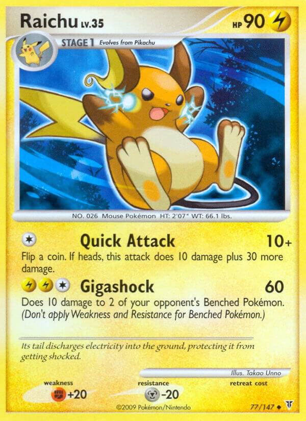 Pokemon Raichu 77/147 Supreme Victors